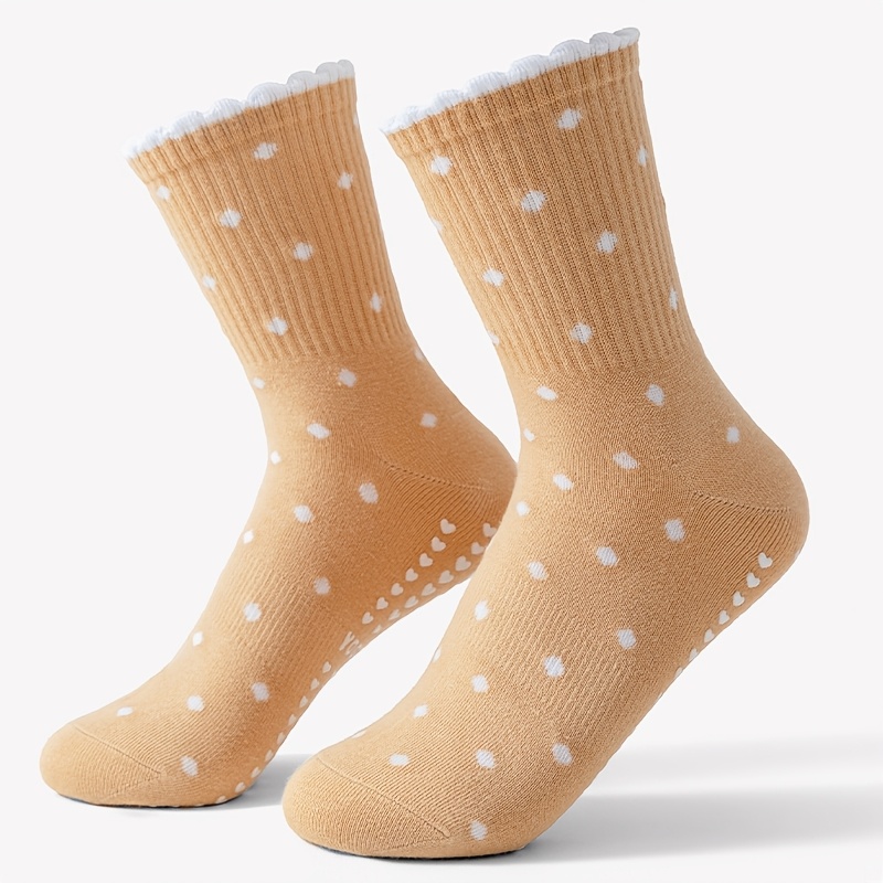 Women's Brown yoga Socks, Whit - Medias Para Pilates Y Yoga review and price