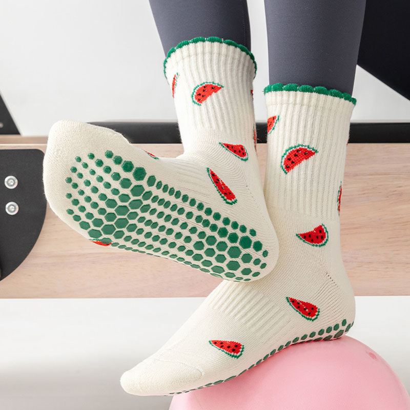 Yoga Socks Women Cotton Terry  - Medias Para Pilates Y Yoga review and price